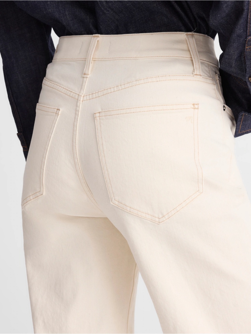 Madewell The Petite Perfect Vintage Wide-Leg Crop Jean Size 30 Petite NEW W/ Tag - Picture 5 of 5